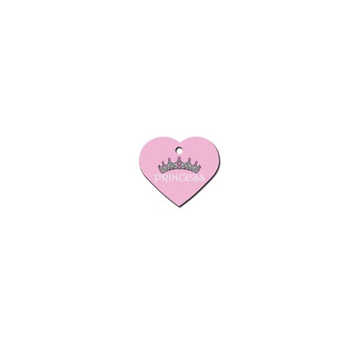 Tag heart large princess